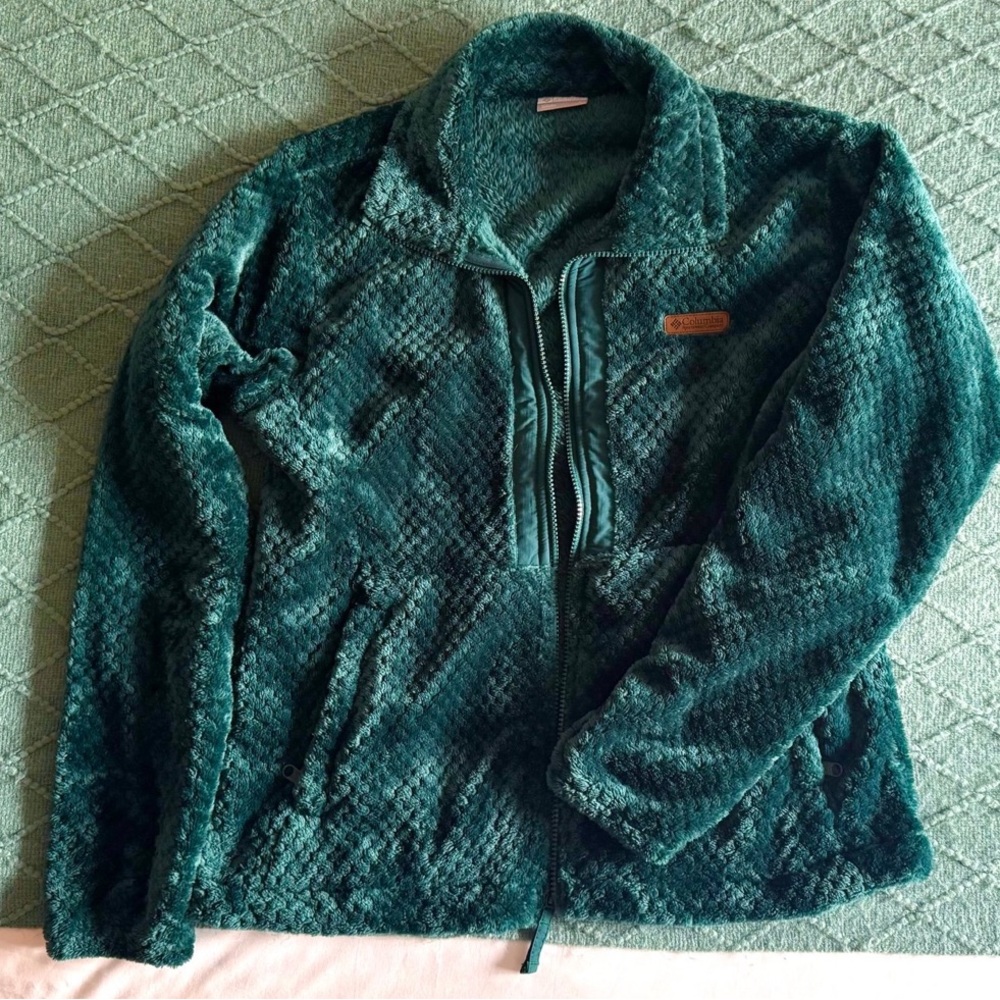 Columbia Forest Green Teddy Jacket